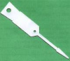 Blank Vinyl Key Tags-White